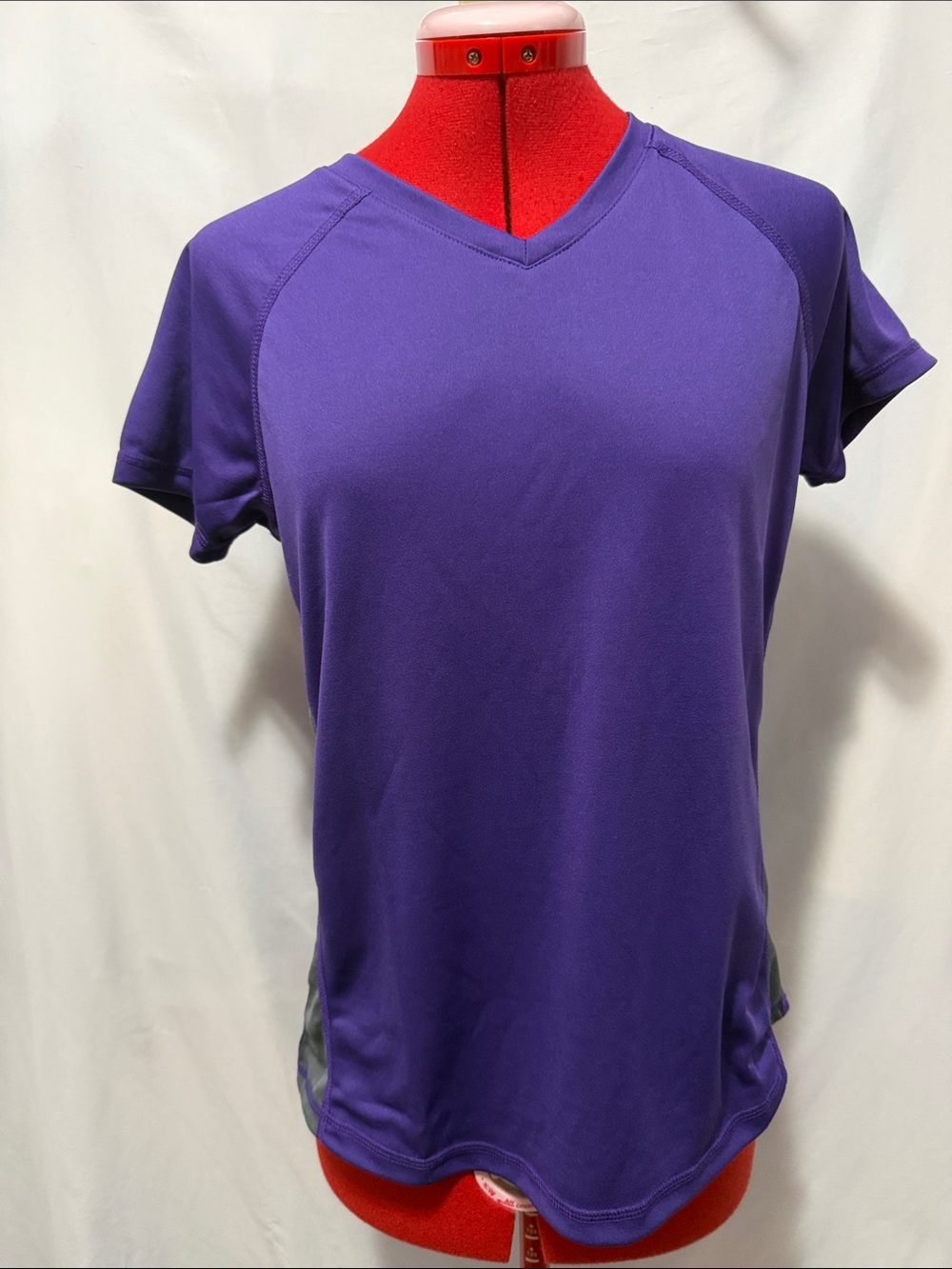 Kanu Surf Purple Short-Sleeve V-Neck Performance Tee